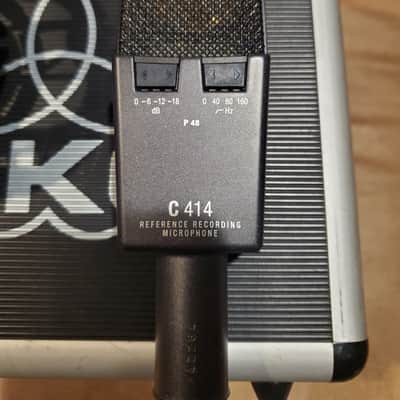 AKG C414 XLS Large Diaphragm Multipattern Condenser Microphone 2010s - Black image 5