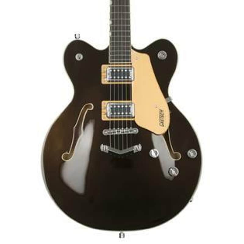 Gretsch G5622 Electromatic Collection Center Block Double-Cut Electric Guitar with V-Stoptail, Black Gold
