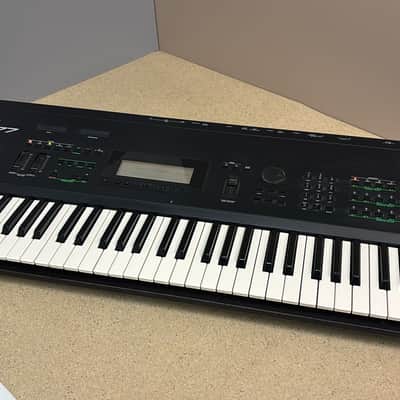 Yamaha SY77 Synthesizer 1989 - Black image 3