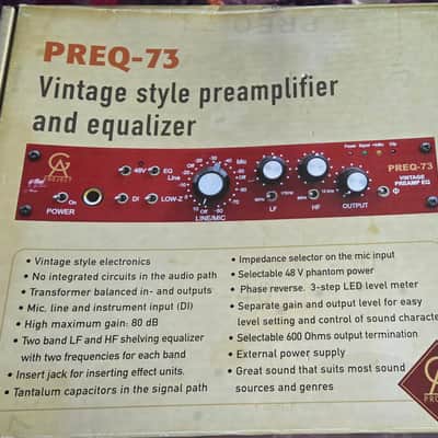 Golden Age Project PREQ-73 Preamp with Two Band EQ 2010s - Red image 1