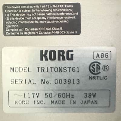 Korg Triton Studio 2003 - Silver image 6