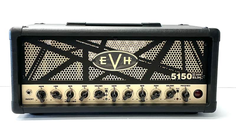 EVH 5150 III EL34 3-Channel 50-Watt Guitar Amp Head 2017 - Present - Black image 1