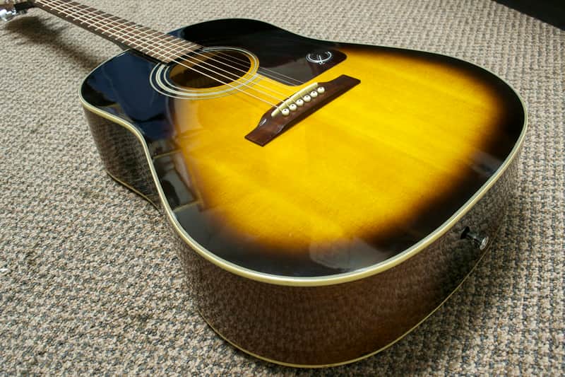 Epiphone AJ 15 VS Acoustic Guitar Vintage Sunburst | Reverb