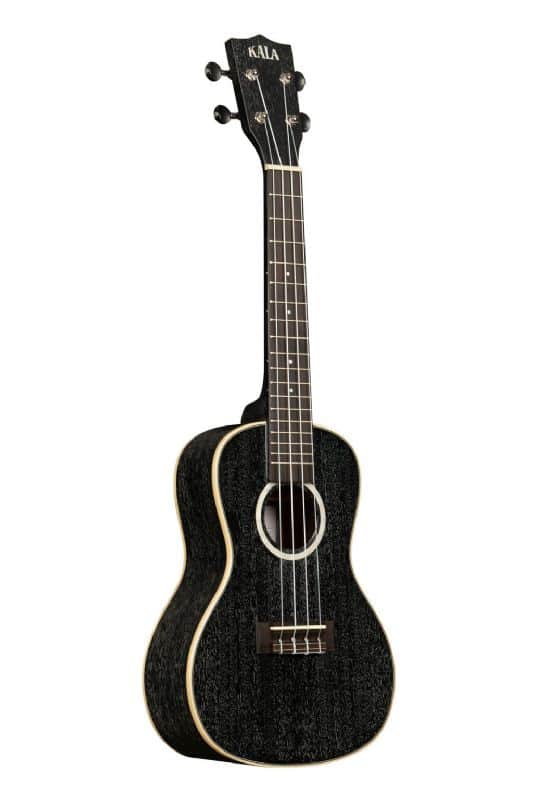 KALA - All Solid Salt & Pepper Doghair Mahogany Concert Ukulele With Bag image 1
