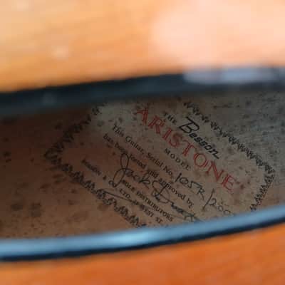 Framus Aristone Super 105 1954 - Orange burst image 8