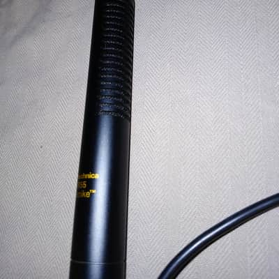 Audio Technica ATR-55 Telemike Electret Condenser Shotgun Camera Microphone Mic with windscreen image 3