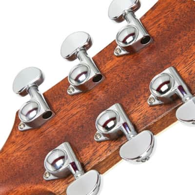 Parkwood GA28GT Grand Auditorium Cutaway Semi Acoustic Guitar - Natural image 6