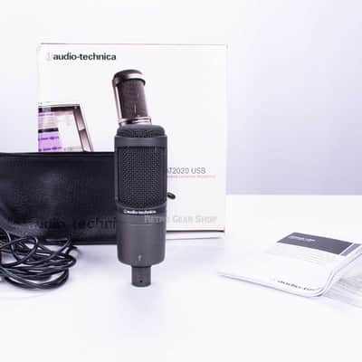 Audio Technica AT2020 Cardioid Condenser Microphone Mic image 1
