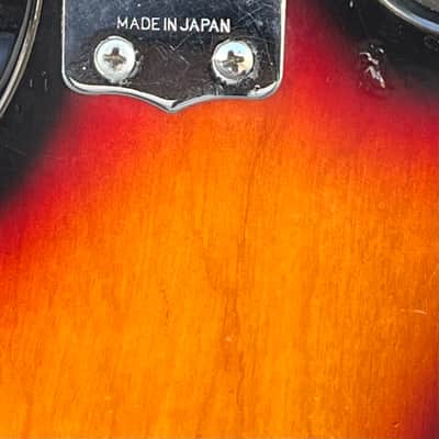 1960s MIJ Rexina Kawai Teisco Short Scale Electric Bass Guitar~Tri Tone Brown Sunburst~Lots of Mojo!~*SALE*~VIDEO!~ image 16