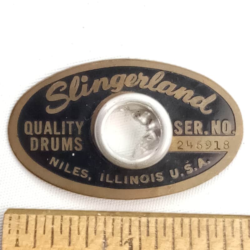 Slingerland Niles ’69 #246918 Badge Snare/Bass/Tom Drum +Alum …
