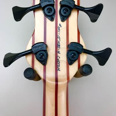 Brubaker NBS-4 "Lexa" Flame-Maple Top and Back, Birdseye Fingerboard image 6