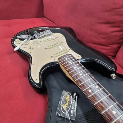 Fender "Squier Series" Standard Strat MIM with Bag 1994 - Black image 10