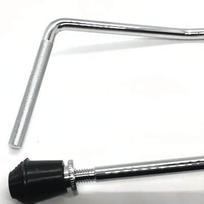 Ludwig Accent CS Custom 9.5mm Gull Wing Style Bass Drum Spurs w/Screw On Tips - NOS - OPEN BOX image 5