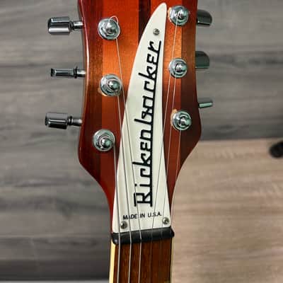 1986 Rickenbacker 360 Fireglo Electric Guitar w/ Case #2697 image 6