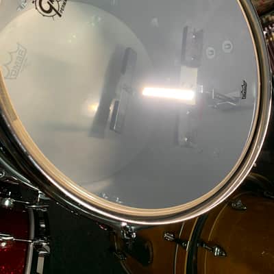 Gretsch Broadkaster Usa 2022 - Red glitter sparkle excellent cond drum set 4 Pc 22 13 14 16 USA image 7