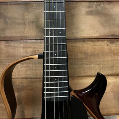 Yamaha SLG200S Silent Guitar - Crimson Red Burst w/ Case image 7