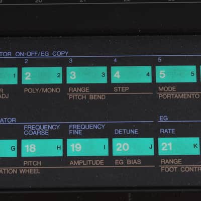 Yamaha Vintage 1980s DX7 Digital Synthesizer 61 Key Keyboard with Case & Manuals image 6