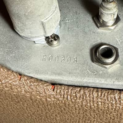 1961 Fender Reverb Unit Vintage Pre CBS Brown Guitar Effect! image 10