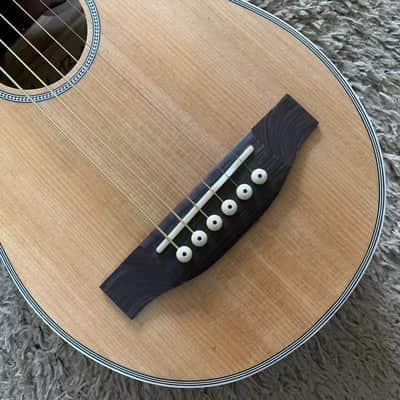 Harley Benton 34 Inch Mini Traveler Acoustic Guitar, Spruce Top, Sapele Body, Mahogany Neck, Rosewood Fingerboard image 3