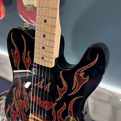 Fender James Burton Artist Series Signature Telecaster 2007 - Present - Red Paisley Flames image 5