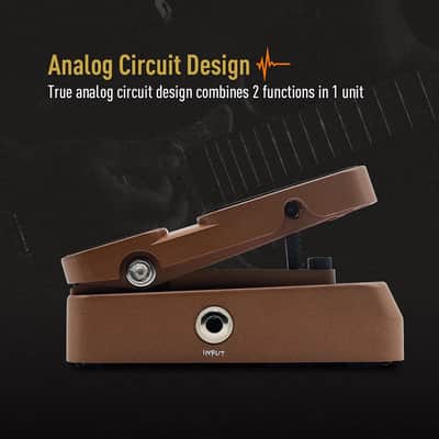 SONICAKE Passive Volume & Expression EXP Pedal, Mini Guitar Volume Pedal - Vexpress image 3