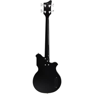 Airline Guitars MAP Bass Short Scale Black Left-Handed image 6
