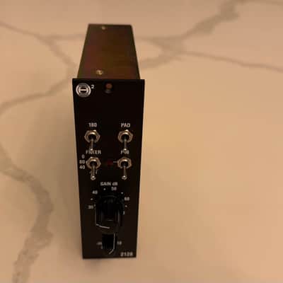 H2 Audio 2128 500 series Mic Pre-Amp 2025 - Black image 1