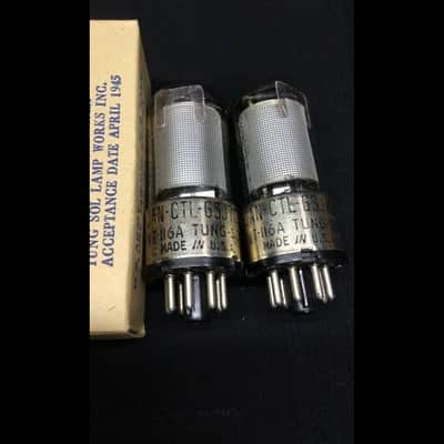 NOS MATCHED PAIR TUNG SOL JAN CTL 6SJ7GT VT 116A Audio Vacuum Tubes B.9900 image 2