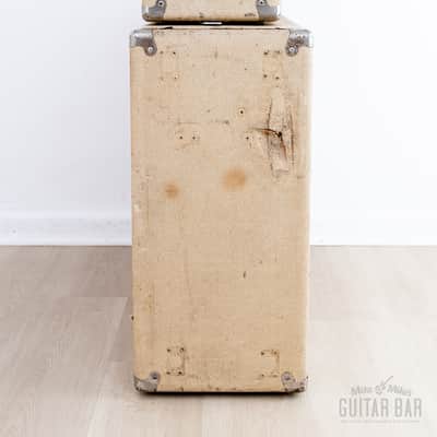 1962 Fender Dual Showman Blonde Brown Panel Vintage Piggyback Tube Amp 2x15 w/ Altec 421A image 6