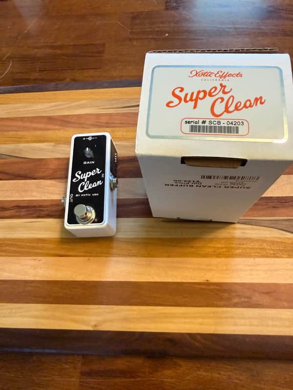 Xotic Super clean 2020’s - White metal image 1