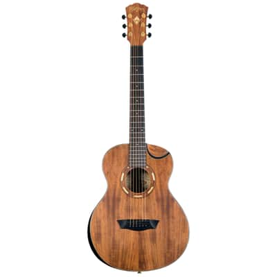 Washburn Comfort G-MINI Travel Acoustic Guitar - Natural image 2
