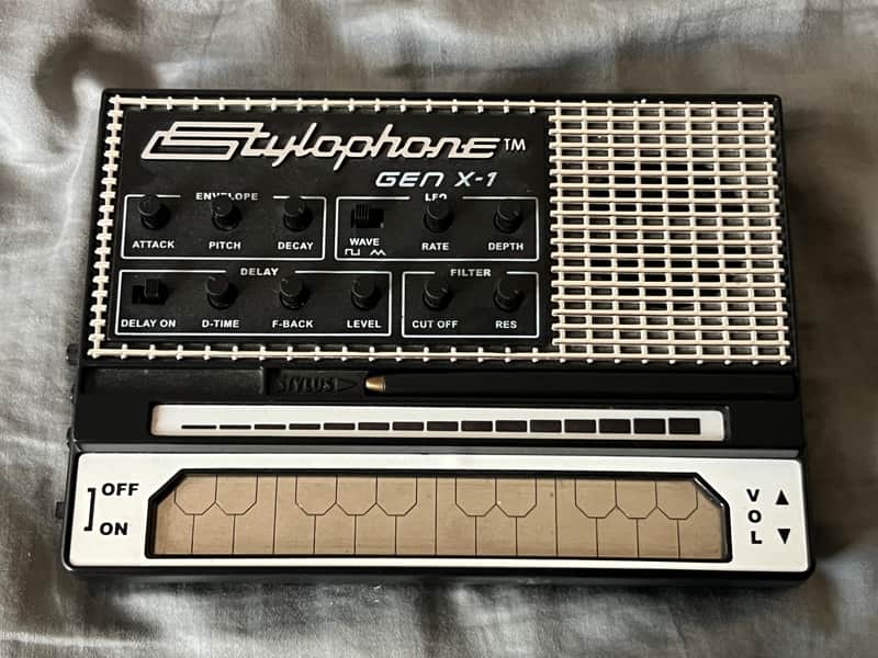 Dubreq Stylophone Gen X-1 Analog Synthesizer 2010s - Black image 1