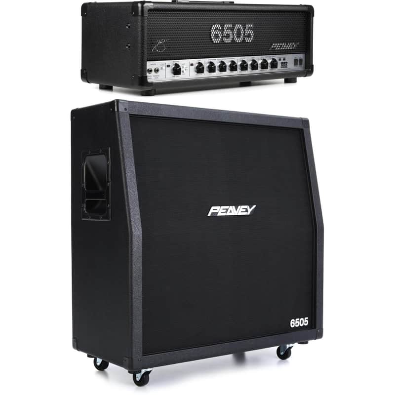 Peavey 6505 1992 Original 120-watt Tube Head and 4x12 Slanted Cabinet image 1