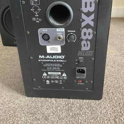 A pair of M-Audio Studiophile BX8a Delux Monitors Mid 2000's Black image 2