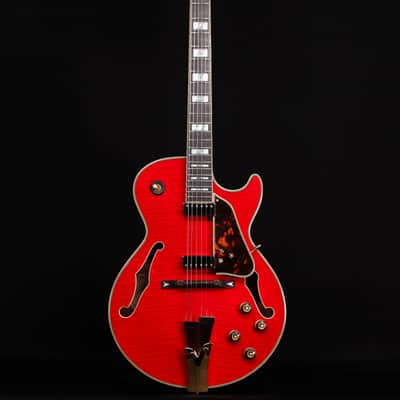 Ibanez GB10SEFM George Benson Signature Hollowbody, Sapphire Red - USED image 5