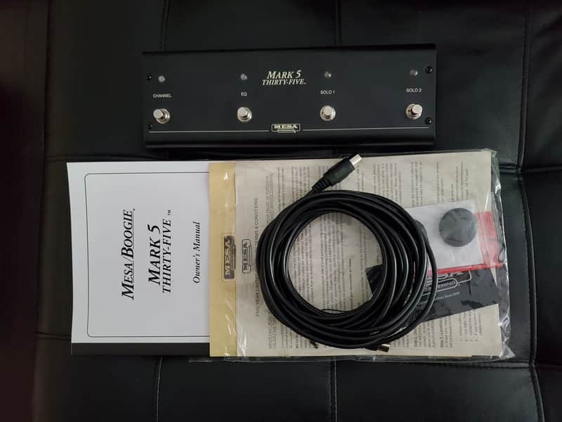 Mesa Boogie Mark v thirty five 35 Footswitch and cable image 1