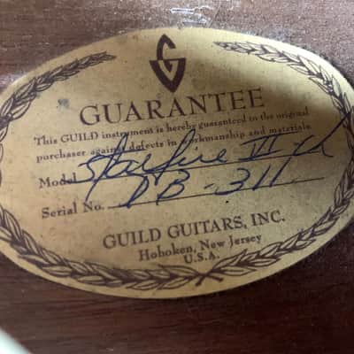 1967 Guild Starfire VI Cherry Red w Original Hard Case and Tags | Vintage 1960s Electric Guitar image 22