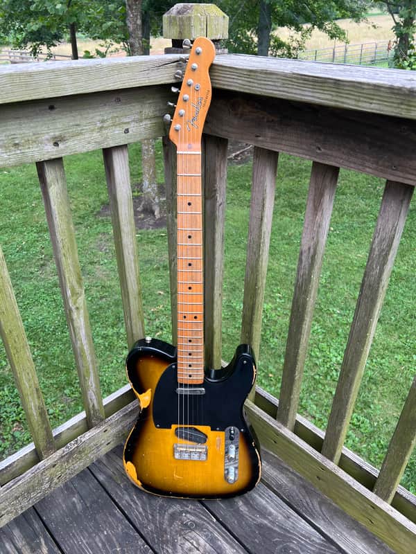Fender Road Worn '50s Telecaster 2009 - Rare First Year 1st Gen 2-Color Sunburst - SUPER LIGHT 6.6 lbs! Updgrades
