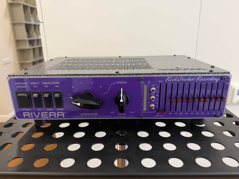 Rivera RockCrusher Recording Power Attenuator & Load Box 8/16 Ohm with EQ 2010s - Purple image 1