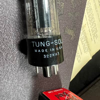 Tung-sol 5Y3GT tube rectifier NOS Black plates image 5