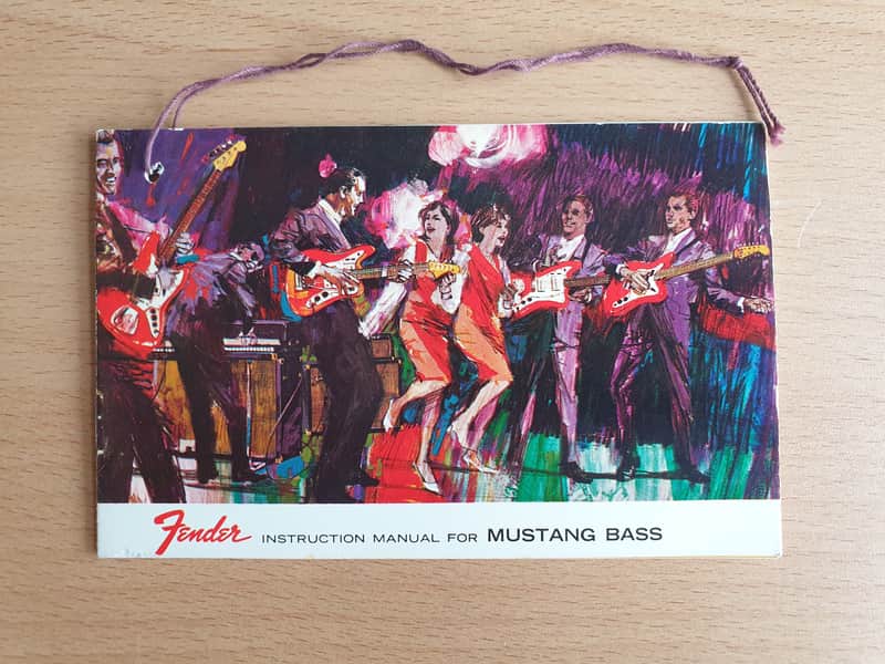 [Vintage] Fender Instruction Manual for Mustang Bass 1966 (#2) image 1