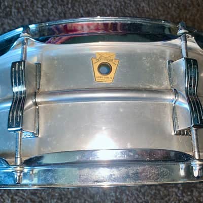 Vintage 1960s Ludwig  8-Lug Aluminum  Snare Drum   made in the USA. image 1