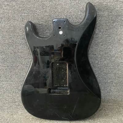 Black HSH Basswood Guitar Stratocaster Strat Style Body image 2