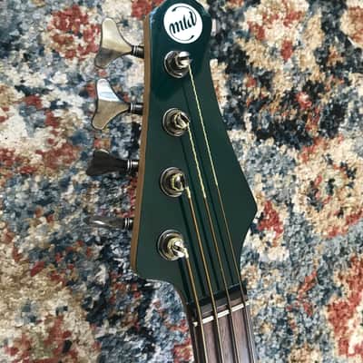 MTD Kingston Artist 4-String Bass w/ Rosewood Fretboard Amber image 7