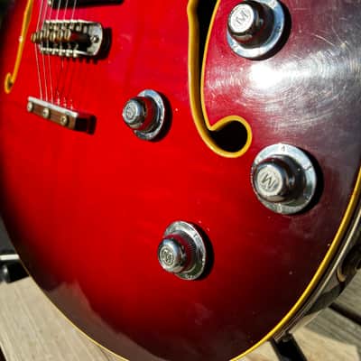 Mosrite Celebrity ii Deluxe 70’s Cherry Burst image 6