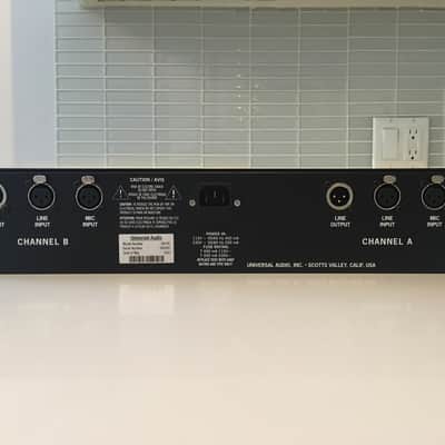 Universal Audio LA 2-610 Dual Channel Tube Preamplifier Owned by Eric Cannata of Young The Giant image 3