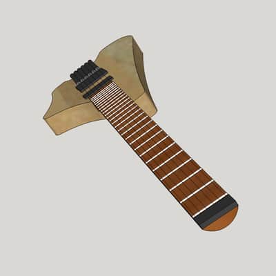 Apparatus New Model 3 | (Pre-Order) Handmade, headless, ergonomic, multiscale guitar image 5