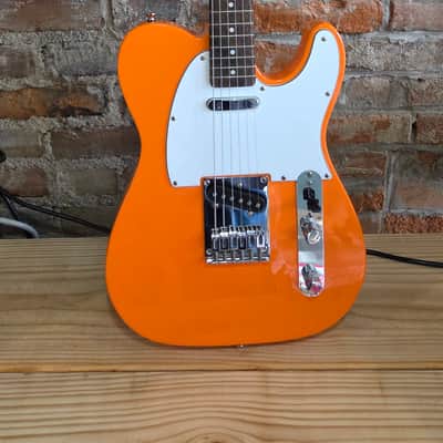 Squier Affinity Telecaster with Laurel Fretboard, Top Loader Bridge 2017 - 2019 - Competition Orange image 2