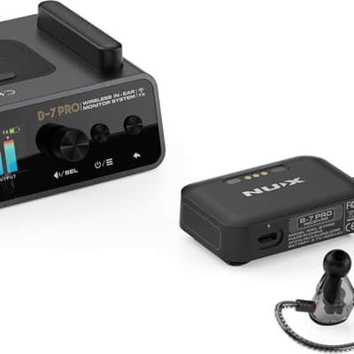 NUX B-7 Pro Wireless In-Ear Monitor System, 2.4 GHz image 1