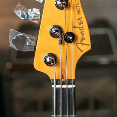 Fender American Ultra II Meteora Bass, Ebony Fingerboard - Texas Tea with Deluxe Molded Hardshell Case - Demo image 7